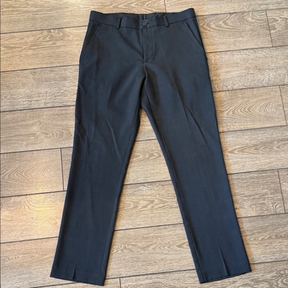 Axist Black Men's Dress Pants - Slim Straight 30x30